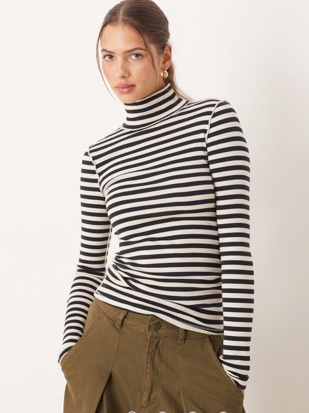 Free People Good Good Striped Long Sleeve Top